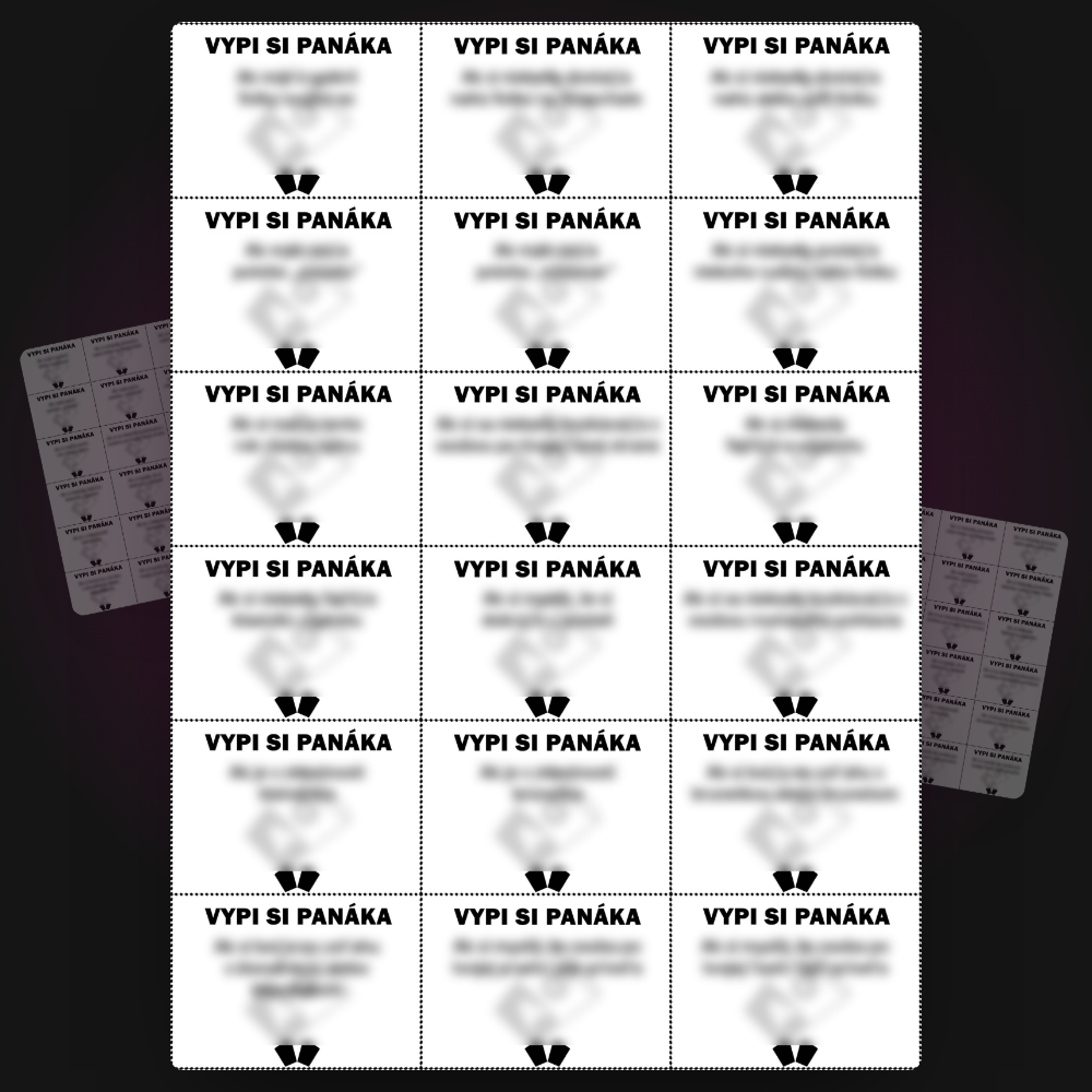 Mini Party Set (Na Tlač)