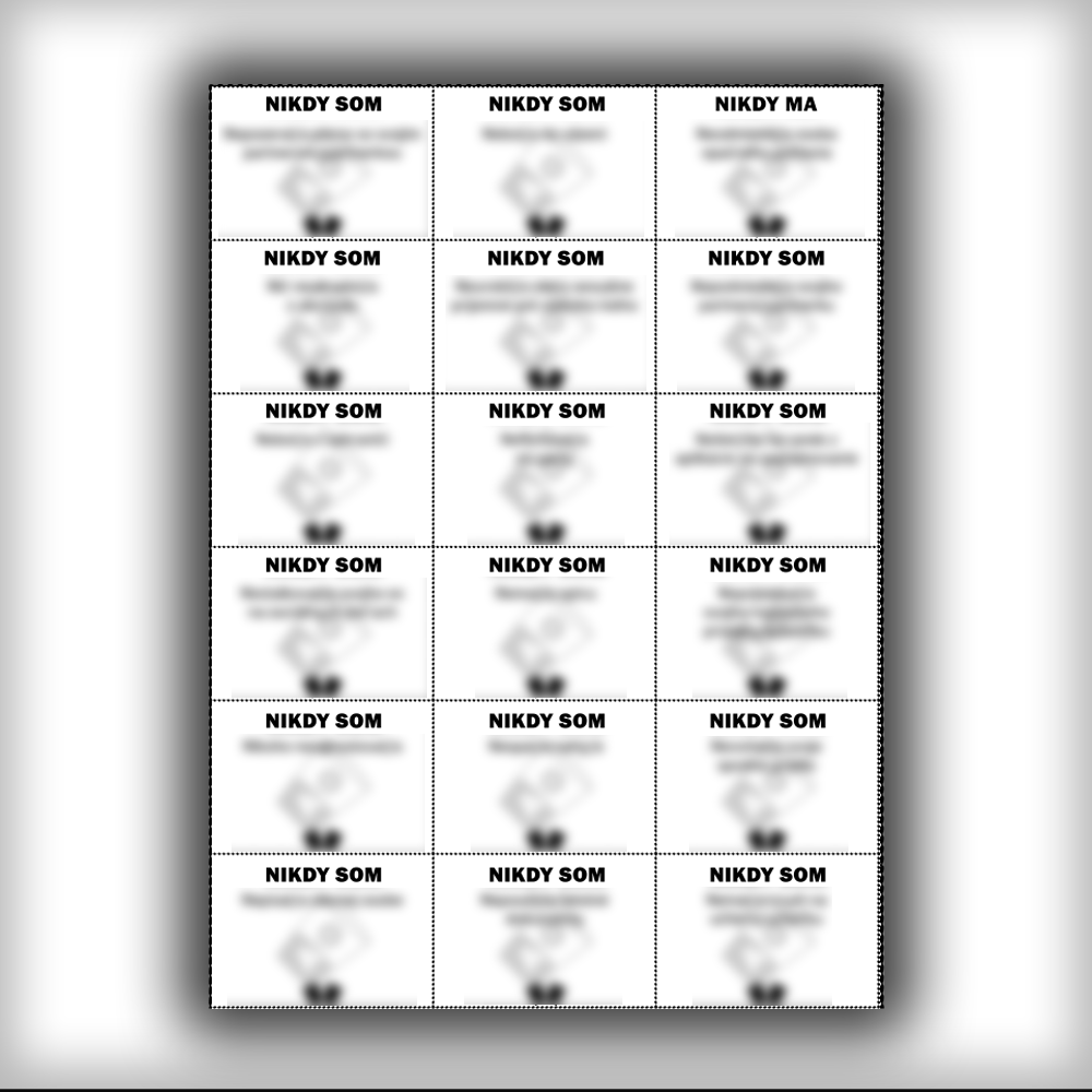 Mini Party Set (Na Tlač)